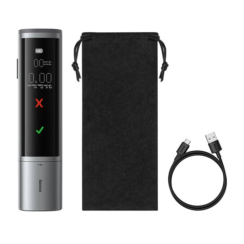 BASEUS Дигитален дрегер за алкохол Safe Journey Breathalyzer - BASEUS Дигитален дрегер за алкохол Safe Journey Breathalyzer