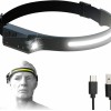 LED челник с IPX4 сензор за движение USB-C 1200 mAh - черен - Без категория LED челник с IPX4 сензор за движение USB-C 1200 mAh - черен - LED челник с IPX4 сензор за движение USB-C 1200 mAh - черен