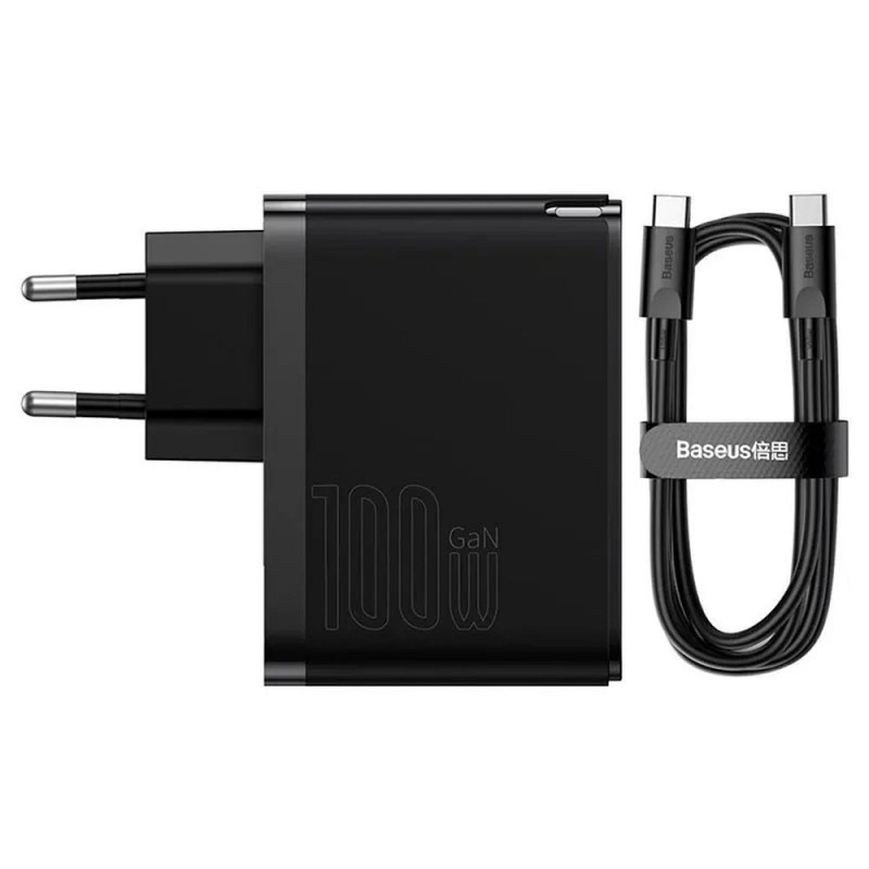 Зарядно устройство Baseus GaN5 Pro 100W - Зарядно за стена Зарядно устройство Baseus GaN5 Pro 100W - Зарядно устройство Baseus GaN5 Pro 100W