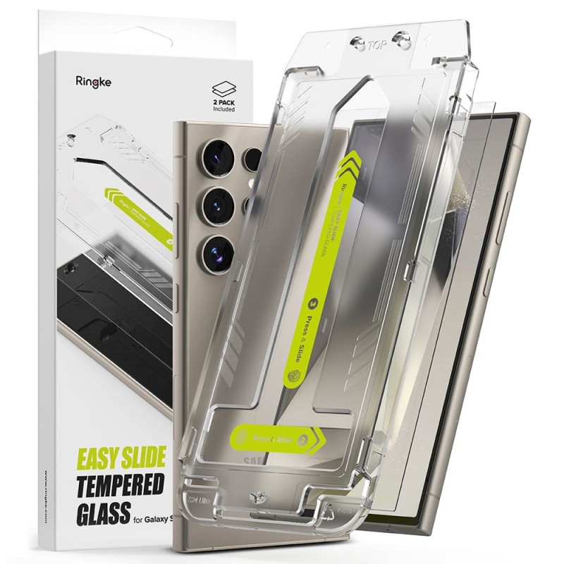 Стъклен протектор с апарат за монтаж RIngke Easy Slide 2-pack Galaxy S24 Ultra - Samsung S Стъклен протектор с апарат за монтаж RIngke Easy Slide 2-pack Galaxy S24 Ultra - Стъклен протектор с апарат за монтаж RIngke Easy Slide 2-pack Ga