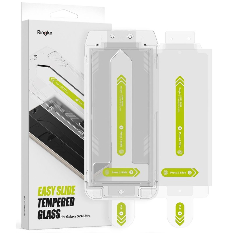 Стъклен протектор с апарат за монтаж RIngke Easy Slide 2-pack Galaxy S24 Ultra - Samsung S Стъклен протектор с апарат за монтаж RIngke Easy Slide 2-pack Galaxy S24 Ultra - Стъклен протектор с апарат за монтаж RIngke Easy Slide 2-pack Ga