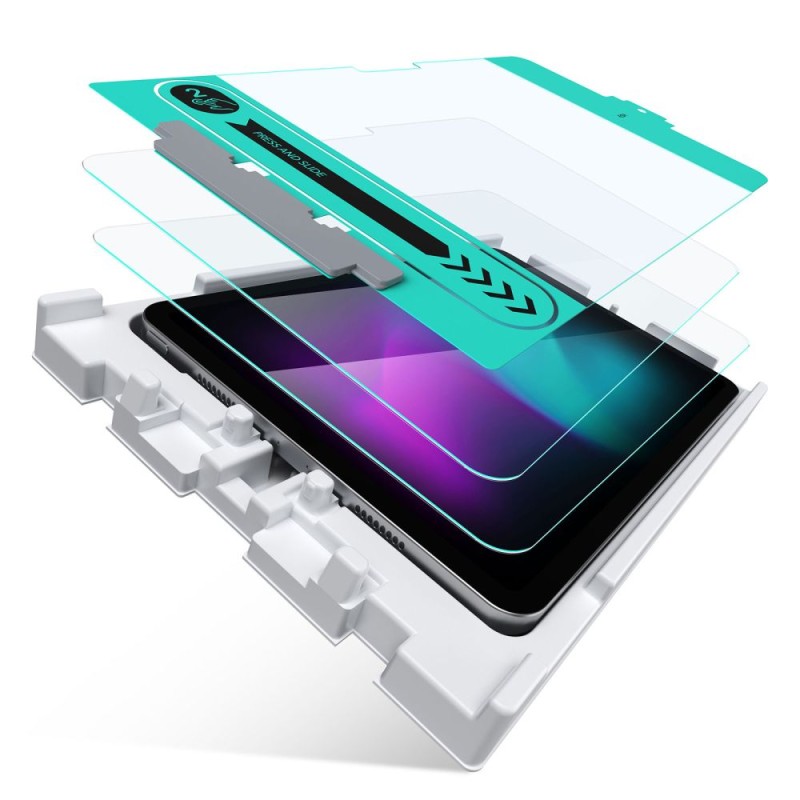 Протектор(2 броя)за дисплей на iPad Pro 5 (11 2024) от ESR Tempered Glass - Apple Протектор(2 броя)за дисплей на iPad Pro 5 (11 2024) от ESR Tempered Glass - Протектор(2 броя)за дисплей на iPad Pro 5 (11 2024) от ESR
