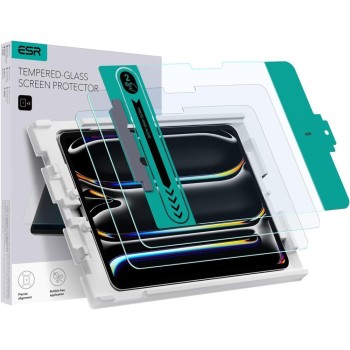 Протектор(2 броя)за дисплей на iPad Pro 5 (11" 2024) от ESR Tempered Glass