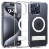Magsafe калъф за iPhone 15 Pro, Spigen Caseology Capella MagSafe Kickstand