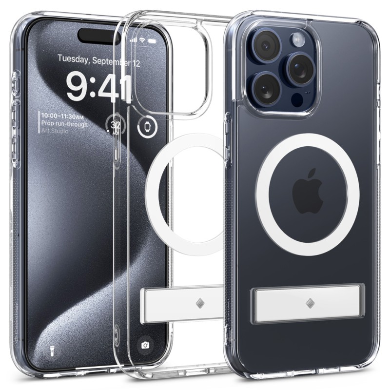 Magsafe калъф за iPhone 15 Pro Max, Spigen Caseology Capella MagSafe Kickstand - iPhone 15 Pro max Magsafe калъф за iPhone 15 Pro Max, Spigen Caseology Capella MagSafe Kickstand - Magsafe калъф за iPhone 15 Pro Max, Spigen Caseology Capella Mag