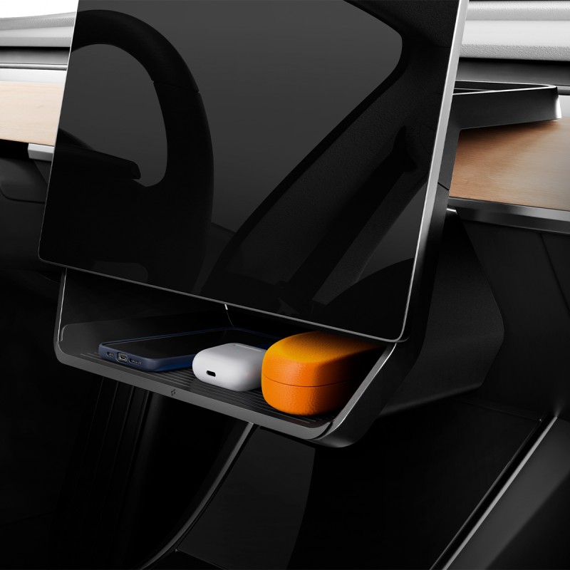 Spigen Органайзер за съхранение под екрана на Tesla Y/3 - Стойка за кола Spigen Органайзер за съхранение под екрана на Tesla Y/3 - Spigen Органайзер за съхранение под екрана на Tesla Y/3