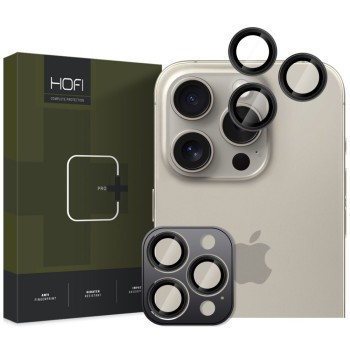 Протектор за Камерата на iPhone 16 Pro/16 Pro Max, HOFI Cam Glass,черен