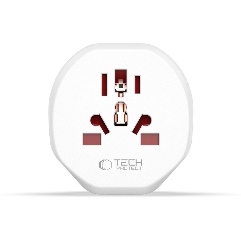 Универсален адаптер за пътуване на Tech-Protect - Адаптери Универсален адаптер за пътуване на Tech-Protect - Универсален адаптер за пътуване на Tech-Protect