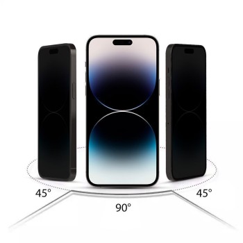 Privacy Стъклен протектор FULL GLUE за Samsung Galaxy S25
