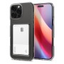 Spigen Crystal Slot Case - силиконов кейс с отделение за карти за iPhone 16 Pro Max