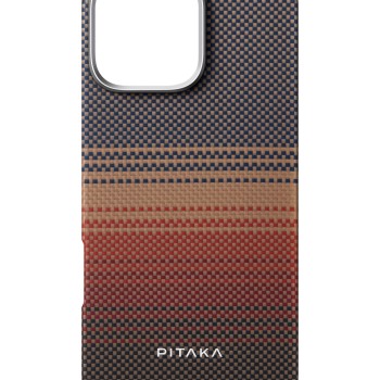 Pitaka кевларен кейс с MagSafe за iPhone 16 Pro Max Tactile Woven Case Suset