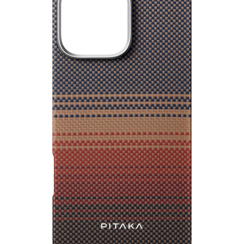 Pitaka кевларен кейс с MagSafe за iPhone 16 Pro Tactile Woven Case Suset - iPhone 16 Pro Pitaka кевларен кейс с MagSafe за iPhone 16 Pro Tactile Woven Case Suset - Pitaka кевларен кейс с MagSafe за iPhone 16 Pro Tactile Woven Ca