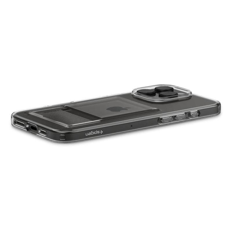 Spigen Crystal Slot Case – силиконов кейс с отделение за карти за iPhone 16 Pro - Spigen Crystal Slot Case – силиконов кейс с отделение за карти з