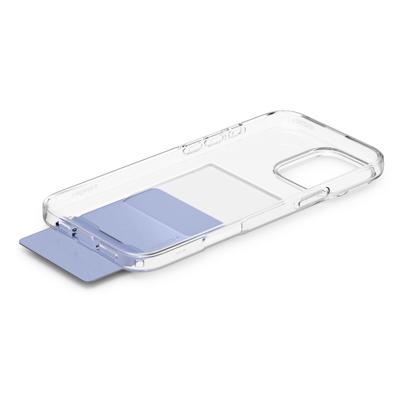 Spigen Crystal Slot Case – силиконов кейс с отделение за карти за iPhone 16 Pro - Spigen Crystal Slot Case – силиконов кейс с отделение за карти з