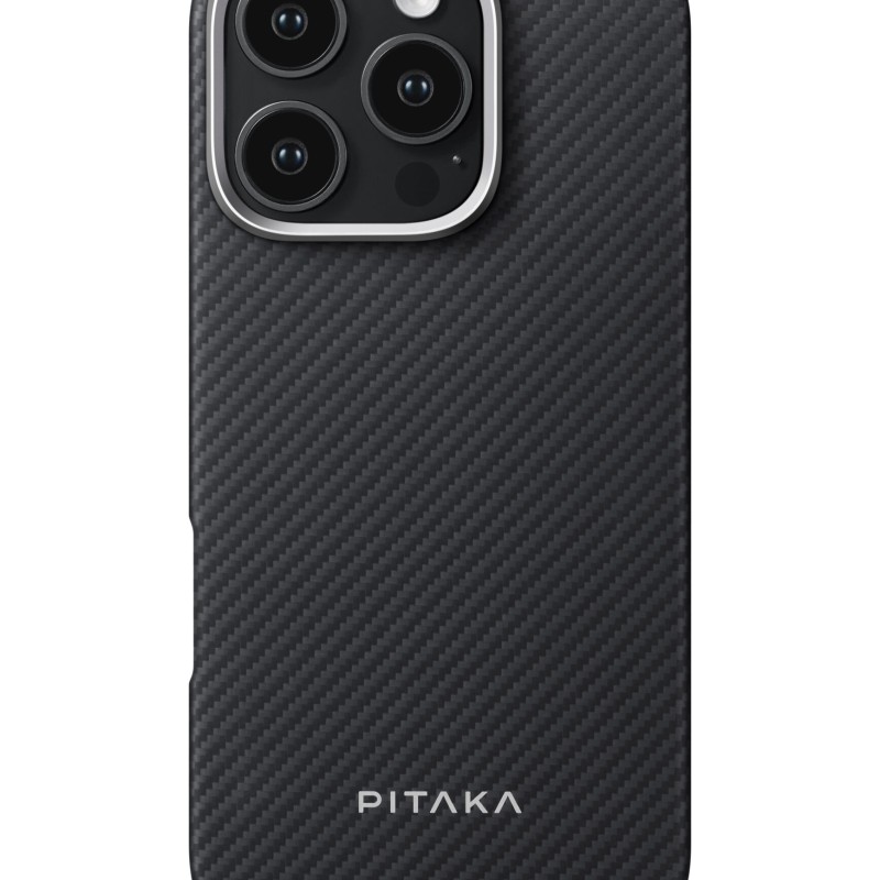 Pitaka кевларен кейс с MagSafe за iPhone 16 Pro Max MagEZ Ultra Slim Case 5 Aramid Fiber 600D - iPhone 16 Pro Max Pitaka кевларен кейс с MagSafe за iPhone 16 Pro Max MagEZ Ultra Slim Case 5 Aramid Fiber 600D - Pitaka кевларен кейс с MagSafe за iPhone 16 Pro Max MagEZ Ultra