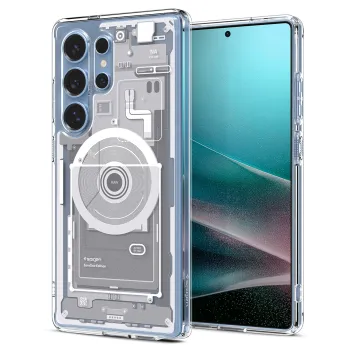 Spigen Ultra Hybrid Mag кейс за Samsung Galaxy S25 Ultra – Zero One White