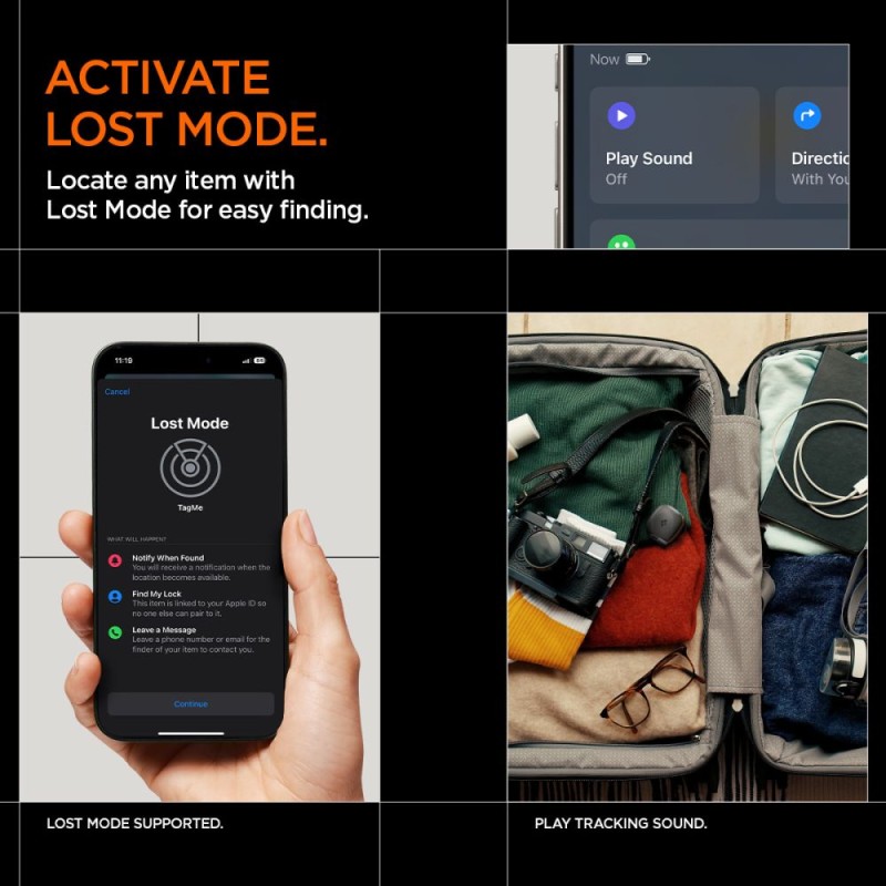 Spigen Bluetooth Tracker TagMe 1 Pack-тракер - Смарт джаджи Spigen Bluetooth Tracker TagMe 1 Pack-тракер - Spigen Bluetooth Tracker TagMe 1 Pack-тракер