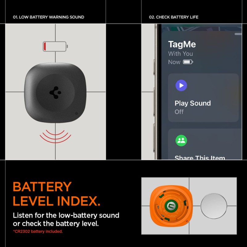Spigen Bluetooth Tracker TagMe 1 Pack-тракер - Смарт джаджи Spigen Bluetooth Tracker TagMe 1 Pack-тракер - Spigen Bluetooth Tracker TagMe 1 Pack-тракер