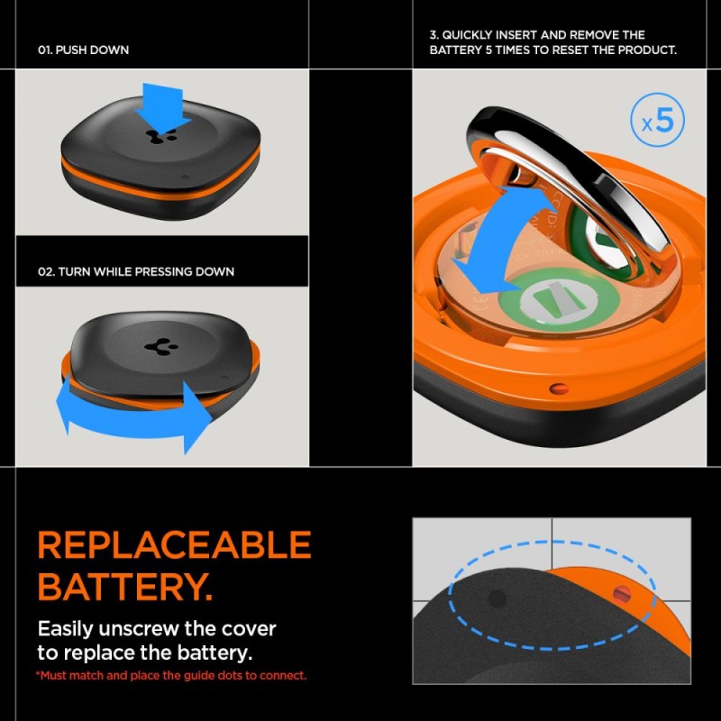 Spigen Bluetooth Tracker TagMe 1 Pack-тракер - Смарт джаджи Spigen Bluetooth Tracker TagMe 1 Pack-тракер - Spigen Bluetooth Tracker TagMe 1 Pack-тракер