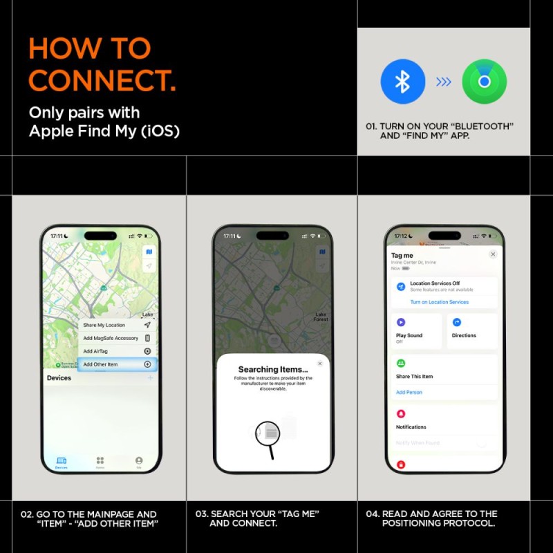Spigen Bluetooth Tracker TagMe 1 Pack-тракер - Смарт джаджи Spigen Bluetooth Tracker TagMe 1 Pack-тракер - Spigen Bluetooth Tracker TagMe 1 Pack-тракер
