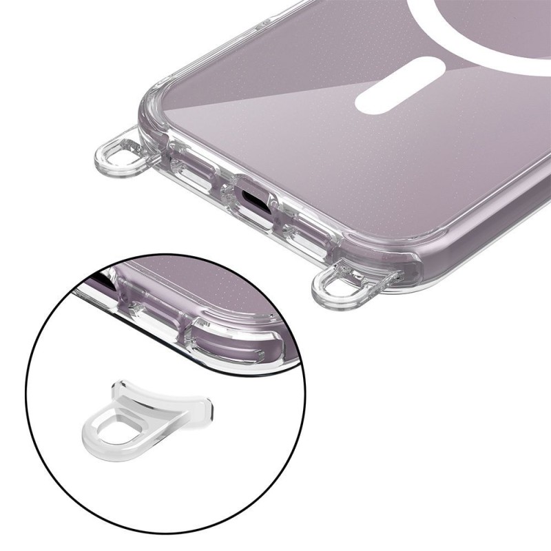 Прозрачен калъф с връзка Magsafe Tech -Protect за iPhone 16e - iPhone 16e Прозрачен калъф с връзка Magsafe Tech -Protect за iPhone 16e - Прозрачен калъф с връзка Magsafe Tech -Protect за iPhone 16e
