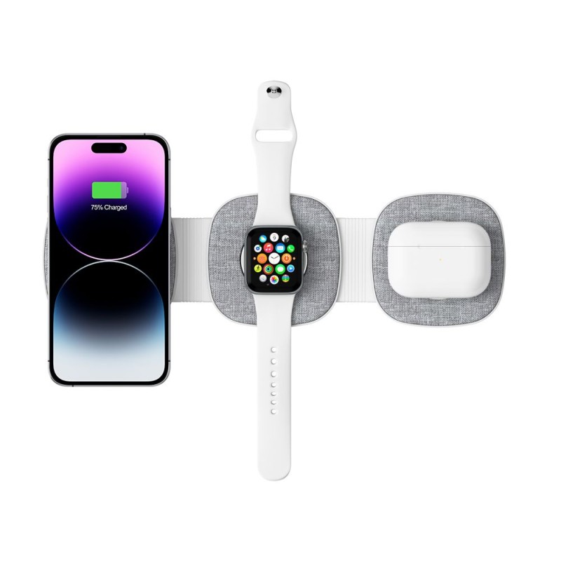 Сгъваемо безжично зарядно 3в1 с MagSafe от Tech Protect A32 - Wireless Сгъваемо безжично зарядно 3в1 с MagSafe от Tech Protect A32 - Сгъваемо безжично зарядно 3в1 с MagSafe от Tech Protect A32
