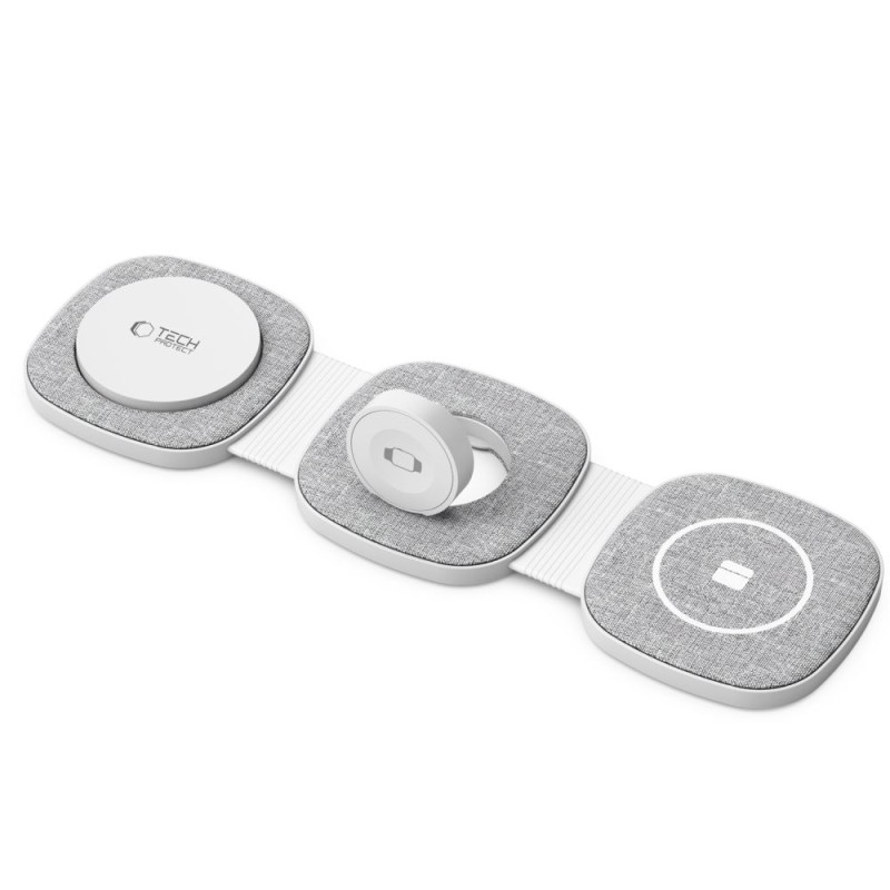 Сгъваемо безжично зарядно 3в1 с MagSafe от Tech Protect A32 - Wireless Сгъваемо безжично зарядно 3в1 с MagSafe от Tech Protect A32 - Сгъваемо безжично зарядно 3в1 с MagSafe от Tech Protect A32