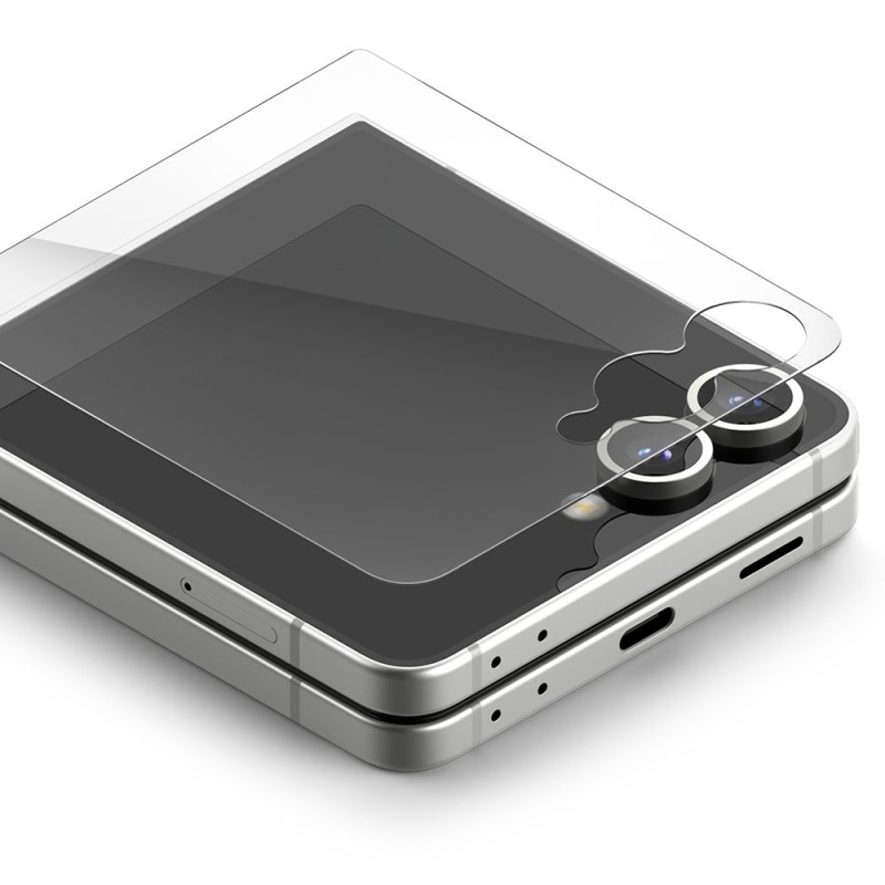 Стъклен протектор за Samsung Z Flip 7 – Ringke Glass Pro (2 броя) - Samsung Z Стъклен протектор за Samsung Z Flip 7 – Ringke Glass Pro (2 броя) - Стъклен протектор за Samsung Z Flip 7 – Ringke Glass Pro (2 броя