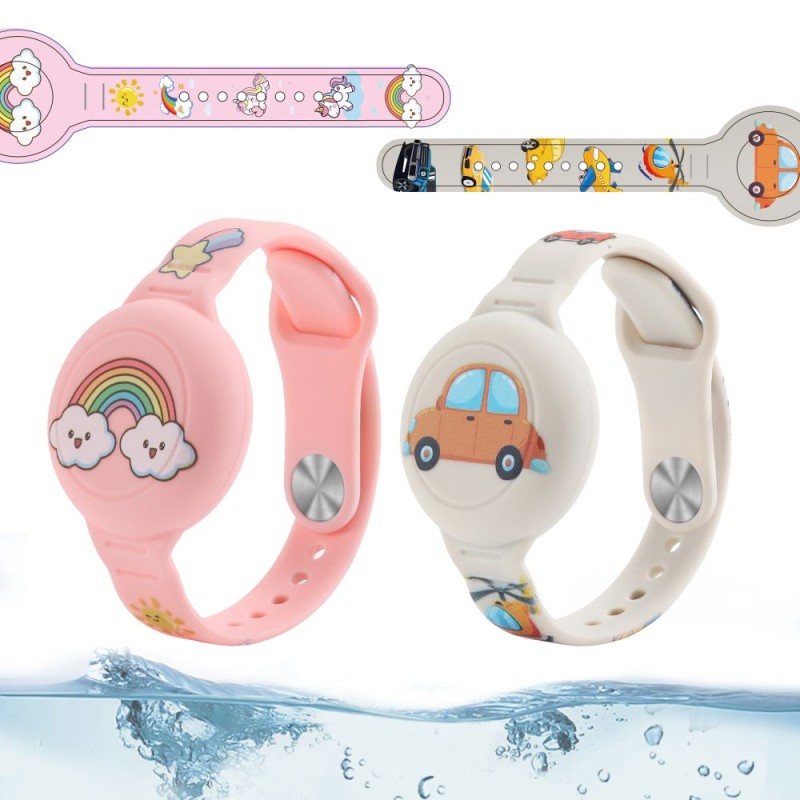 Tech-Protect Smooth For Kids – 2 бр. цветни силиконови каишки за Apple AirTag - За децата Tech-Protect Smooth For Kids – 2 бр. цветни силиконови каишки за Apple AirTag - Tech-Protect Smooth For Kids – 2 бр. цветни силиконови каишки за