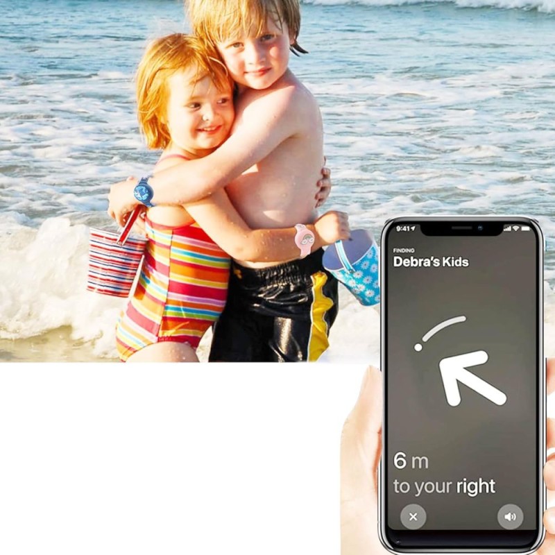 Tech-Protect Smooth For Kids – 2 бр. цветни силиконови каишки за Apple AirTag - За децата Tech-Protect Smooth For Kids – 2 бр. цветни силиконови каишки за Apple AirTag - Tech-Protect Smooth For Kids – 2 бр. цветни силиконови каишки за