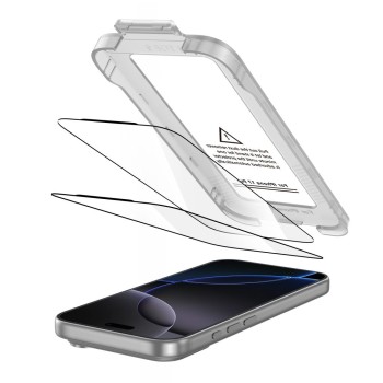 Tech-Protect Quick Set – Стъклен протектор (2 бр.) за iPhone 17