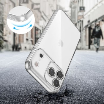 Tech-Protect FlexAir TPU калъф за iPhone 17 Pro Max– прозрачен