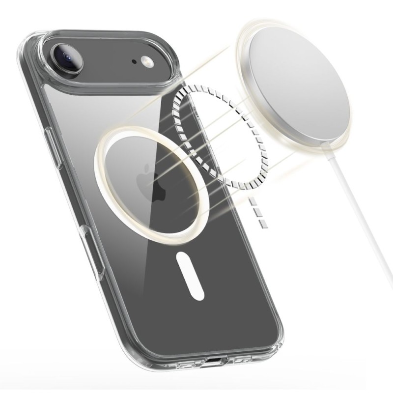 Tech-Protect Flexair Hybrid MagSafe – Прозрачен кейс за iPhone 17 Air - iPhone 17 Air Tech-Protect Flexair Hybrid MagSafe – Прозрачен кейс за iPhone 17 Air - Tech-Protect Flexair Hybrid MagSafe – Прозрачен кейс за iPhone 1