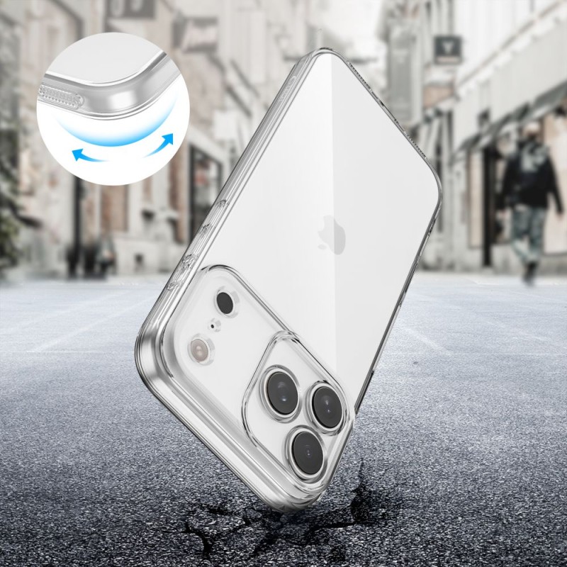 Tech-Protect FlexAir TPU калъф за iPhone 17 Pro Max– прозрачен - iphone 17 Pro Max Tech-Protect FlexAir TPU калъф за iPhone 17 Pro Max– прозрачен - Tech-Protect FlexAir TPU калъф за iPhone 17 Pro Max– прозрачен