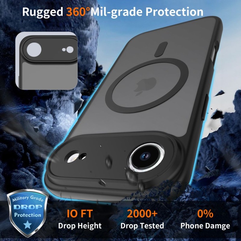 Tech-Protect BasicMag MagSafe – Тънък матов кейс за iPhone 17 Air - iPhone 17 Air Tech-Protect BasicMag MagSafe – Тънък матов кейс за iPhone 17 Air - Tech-Protect BasicMag MagSafe – Тънък матов кейс за iPhone 17 Ai
