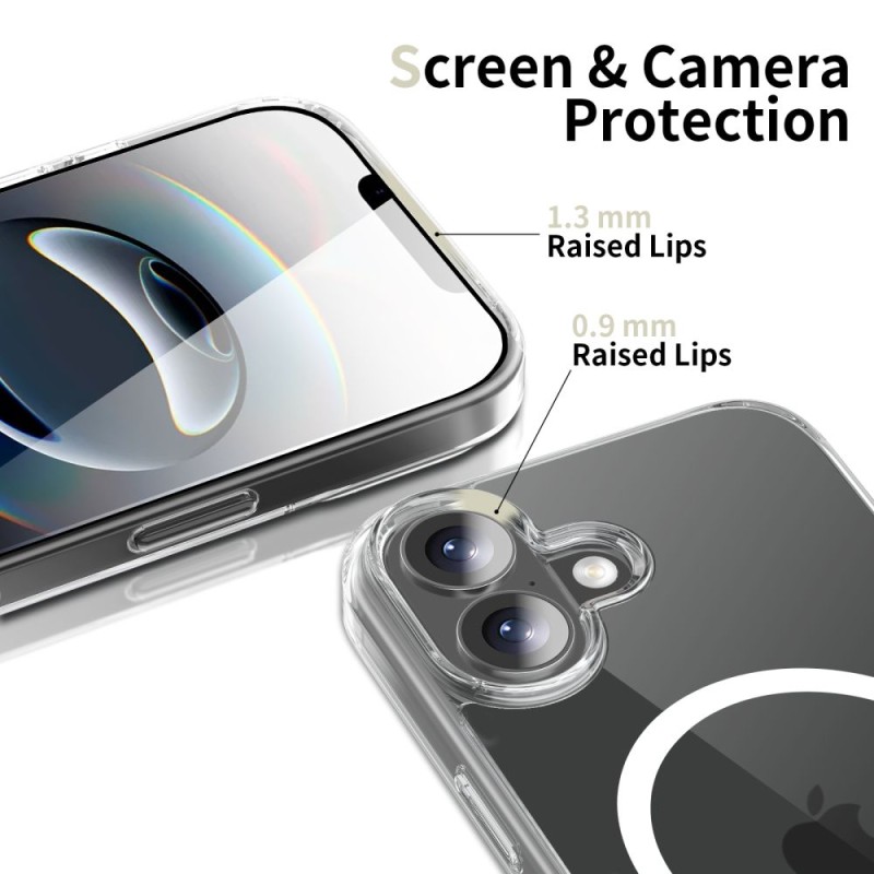 Tech-Protect Flexair Hybrid MagSafe – Прозрачен кейс за iPhone 17 - iPhone 17 Tech-Protect Flexair Hybrid MagSafe – Прозрачен кейс за iPhone 17 - Tech-Protect Flexair Hybrid MagSafe – Прозрачен кейс за iPhone 1