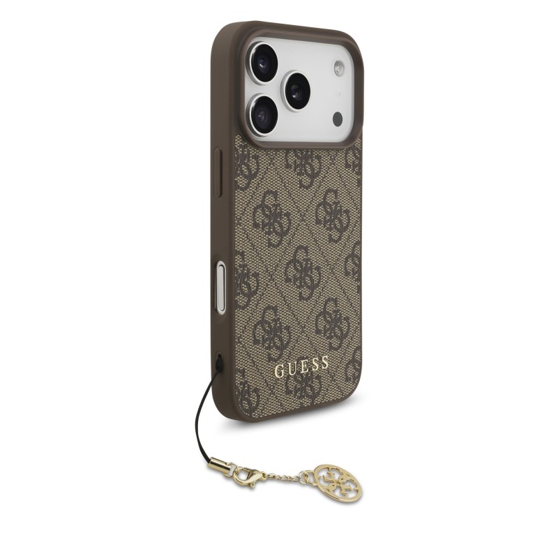 Guess 4G Charm „Tone on Tone“ – Кафяв кейс за iPhone 17 Pro Max - iphone 17 Pro Max Guess 4G Charm „Tone on Tone“ – Кафяв кейс за iPhone 17 Pro Max - Guess 4G Charm „Tone on Tone“ – Кафяв кейс за iPhone 17 Pro Max