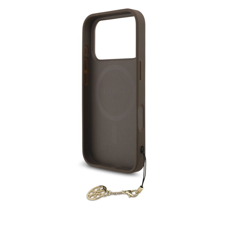 Guess 4G Charm „Tone on Tone“ – Кафяв кейс за iPhone 17 Pro Max - iphone 17 Pro Max Guess 4G Charm „Tone on Tone“ – Кафяв кейс за iPhone 17 Pro Max - Guess 4G Charm „Tone on Tone“ – Кафяв кейс за iPhone 17 Pro Max