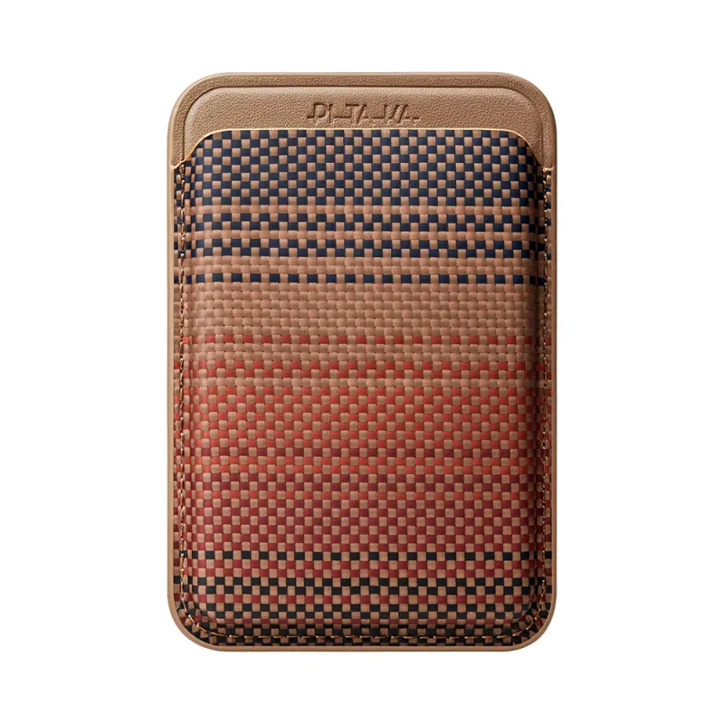 Портфейл Pitaka MagSafe Woven Wallet Sunset - Без категория Портфейл Pitaka MagSafe Woven Wallet Sunset - Портфейл Pitaka MagSafe Woven Wallet Sunset