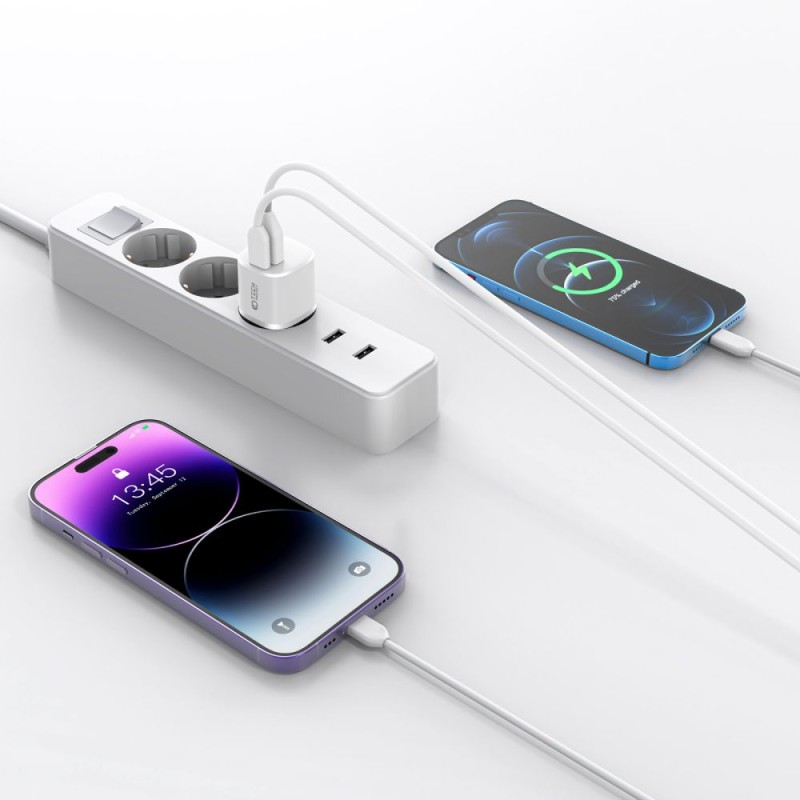 Бързо зарядно Tech-Protect C20W Mini - 20W - Зарядно за стена Бързо зарядно Tech-Protect C20W Mini - 20W - Бързо зарядно Tech-Protect C20W Mini - 20W