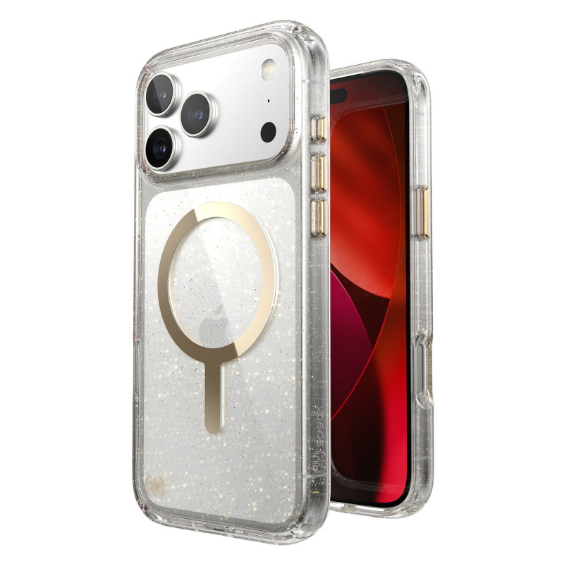 Блестящ калъф Speck Presidio Lux MagSafe за iPhone 17 Pro - Блестящ калъф Speck Presidio Lux MagSafe за iPhone 17 Pro