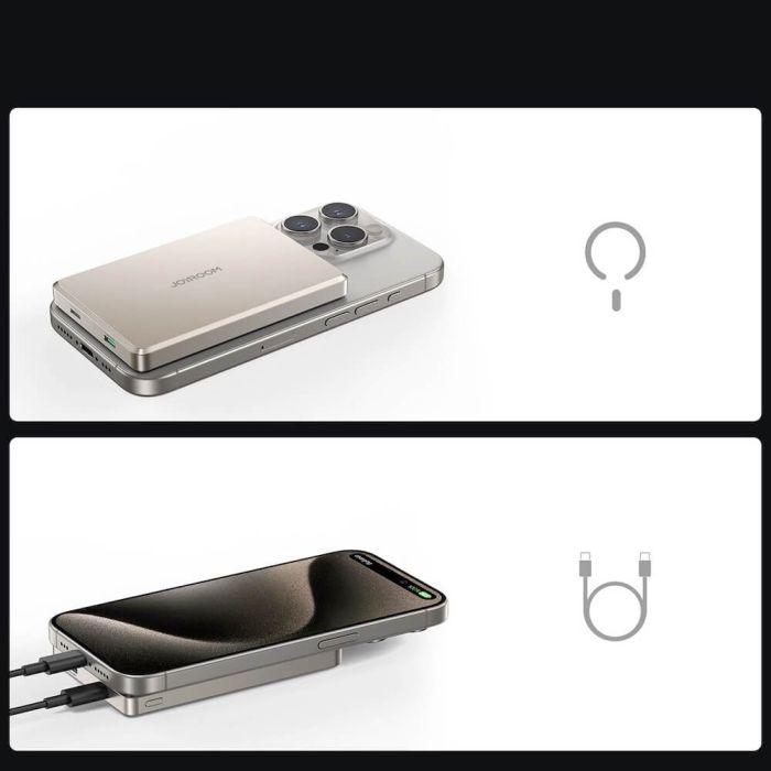 Joyroom Ultra Slim 10000 mAh – магнитна безжична външна батерия 20 W - Външни батерии Joyroom Ultra Slim 10000 mAh – магнитна безжична външна батерия 20 W - Joyroom Ultra Slim 10000 mAh – магнитна безжична външна батерия