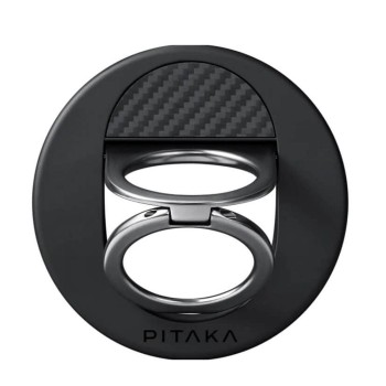 Magsafe Поставка-Пръстен PITAKA MagEZ Ring Grip 3 Black-Grey