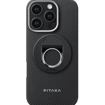 Magsafe Поставка-Пръстен PITAKA MagEZ Ring Grip 3 Black-Grey