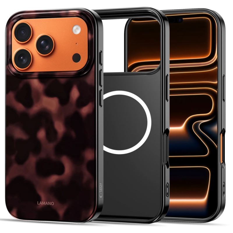 Калъф TECH-PROTECT LAMANO MagSafe за iPhone 16 Pro Max Panther - iPhone 16 Pro Max Калъф TECH-PROTECT LAMANO MagSafe за iPhone 16 Pro Max Panther - Калъф TECH-PROTECT LAMANO MagSafe за iPhone 16 Pro Max Panther