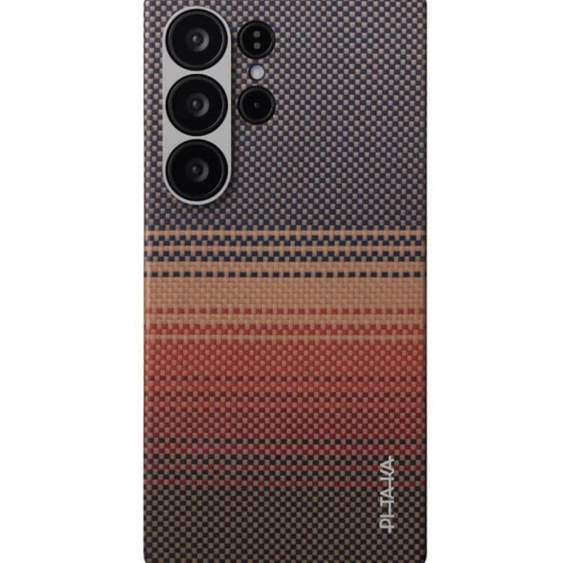 Magsafe Калъф за SAMSUNG S25 Ultra, PITAKA Tactile Woven Case Sunset - Samsung S Magsafe Калъф за SAMSUNG S25 Ultra, PITAKA Tactile Woven Case Sunset - Magsafe Калъф за SAMSUNG S25 Ultra, PITAKA Tactile Woven Case Su