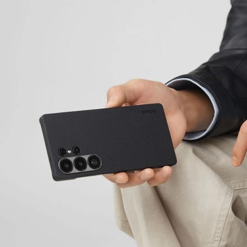 Magsafe Калъф за Samsung S25 Ultra, PITAKA Ultra-Slim Case Black-Grey Twill - Samsung S Magsafe Калъф за Samsung S25 Ultra, PITAKA Ultra-Slim Case Black-Grey Twill - Magsafe Калъф за Samsung S25 Ultra, PITAKA Ultra-Slim Case Black