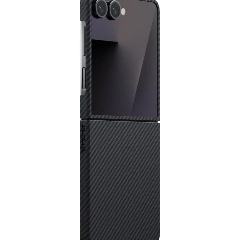 MagSafe Калъф за Samsung Galaxy Z Flip 7 – PITAKA Ultra Slim Black-Gray Case - Калъфи Samsung Z MagSafe Калъф за Samsung Galaxy Z Flip 7 – PITAKA Ultra Slim Black-Gray Case - MagSafe Калъф за Samsung Galaxy Z Flip 7 – PITAKA Ultra Slim Bla