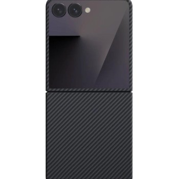 MagSafe Калъф за Samsung Galaxy Z Flip 7 – PITAKA Ultra Slim Black-Gray Case