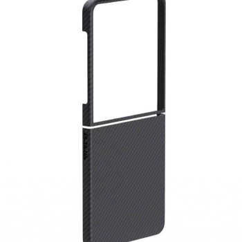 MagSafe Калъф за Samsung Galaxy Z Flip 7 – PITAKA Ultra Slim Black-Gray Case